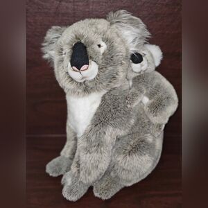Magnussen Home Plush Koala Bear Baby Gray White Toy Collectible Stuffed Animal